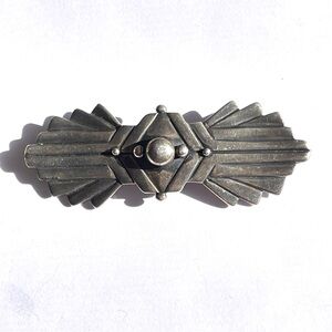 Vintage MCM Signed David Dear Super Chief Sterling Silver Brooch